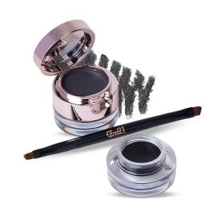 Glam21 2-in-1 Eyebrow Powder & Gel Eyeliner – Intense Black